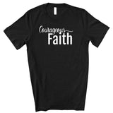 Courageous Faith - Unisex T-Shirt - Heart of Gold