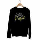 God's Timing is Perfect - Unisex Sweatshirt - Heart of Gold