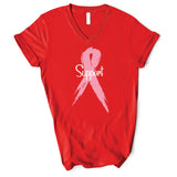 Breast Cancer Awareness - Unisex V-Neck T-Shirt