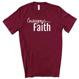 Courageous Faith - Unisex T-Shirt - Heart of Gold