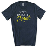 God's Timing is Perfect - Unisex T-Shirt - Heart of Gold