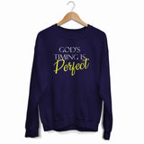 God's Timing is Perfect - Unisex Sweatshirt - Heart of Gold