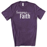 Courageous Faith - Unisex T-Shirt - Heart of Gold