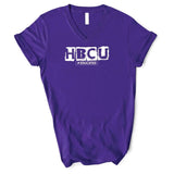 HBCU Educated - Unisex V-Neck T-Shirt - Heart of Gold